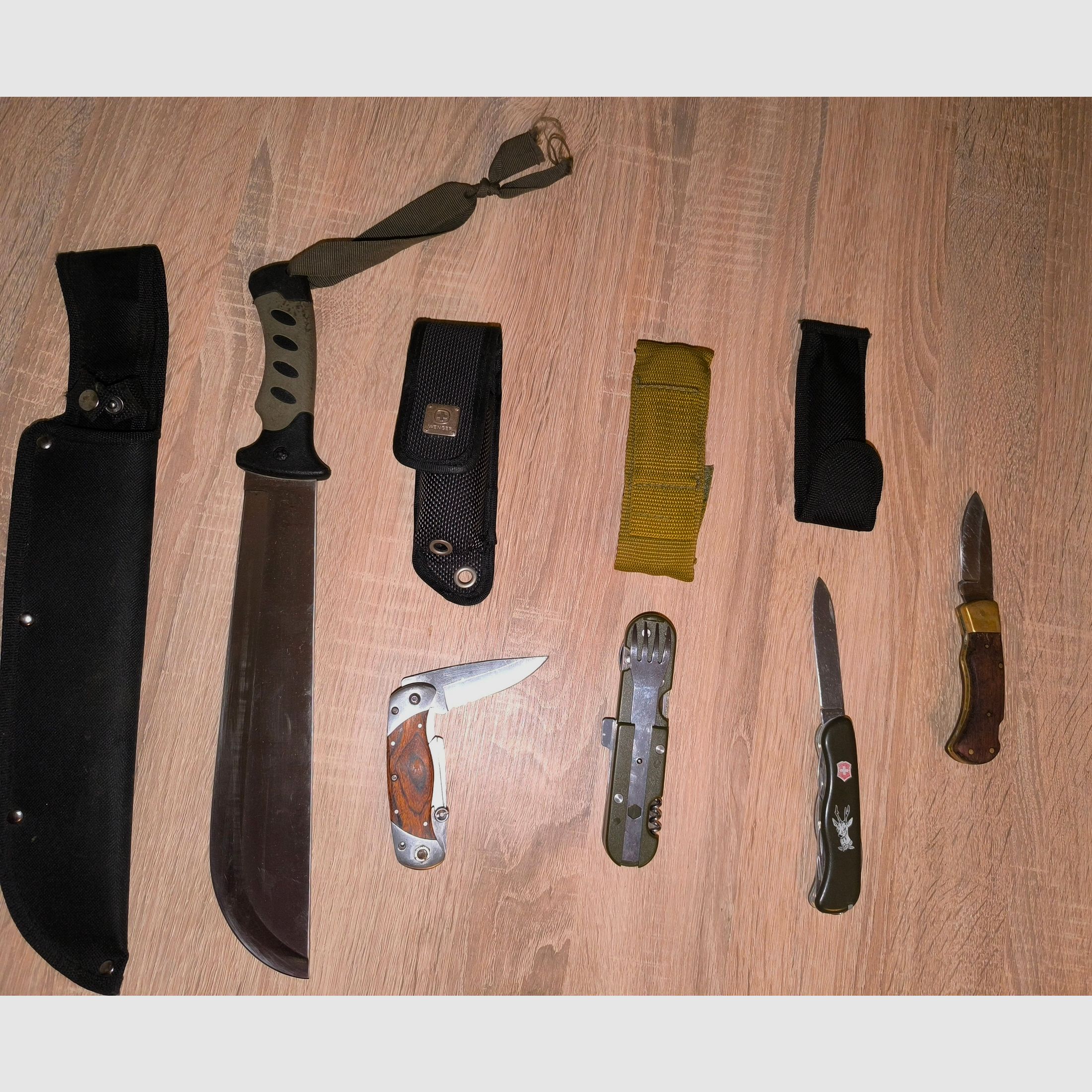 MESSER SET-  Busch-/Taschen-/Camping Messer 