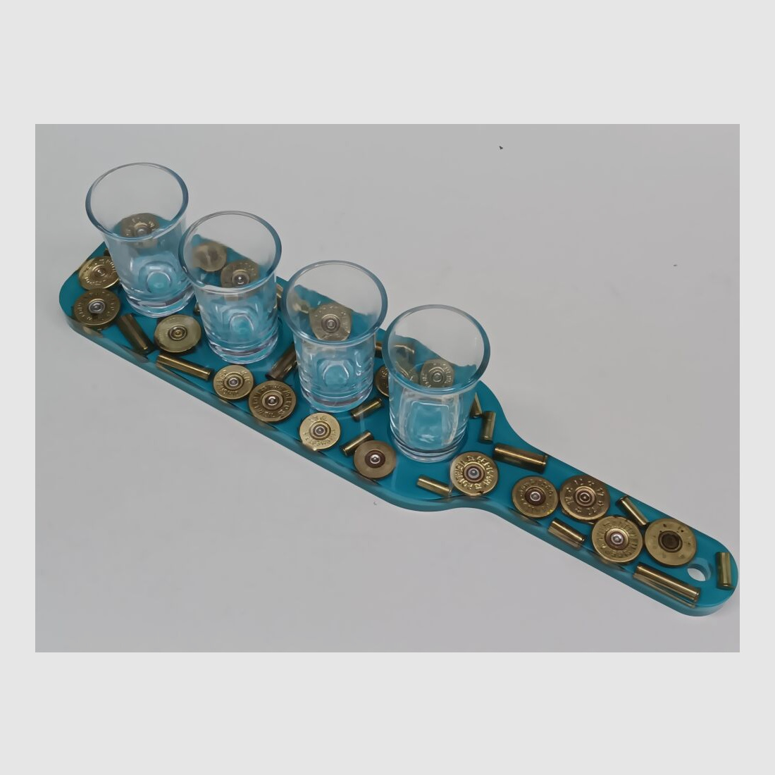 Tabla de servicio de schnaps club de tiradores