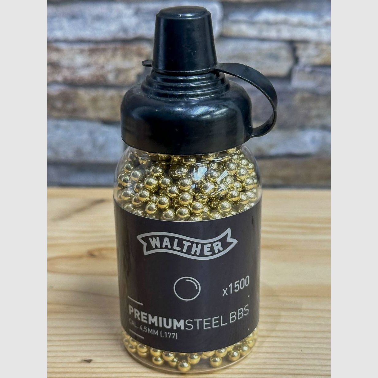 Air Rifle Ammunition Walther Premium Gold Steel BBs, image 1 of 12