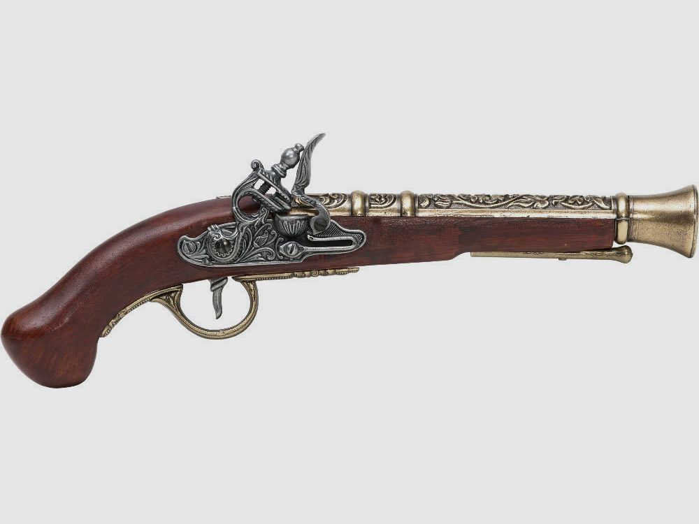 Pistola decorativa storica del XVIII secolo