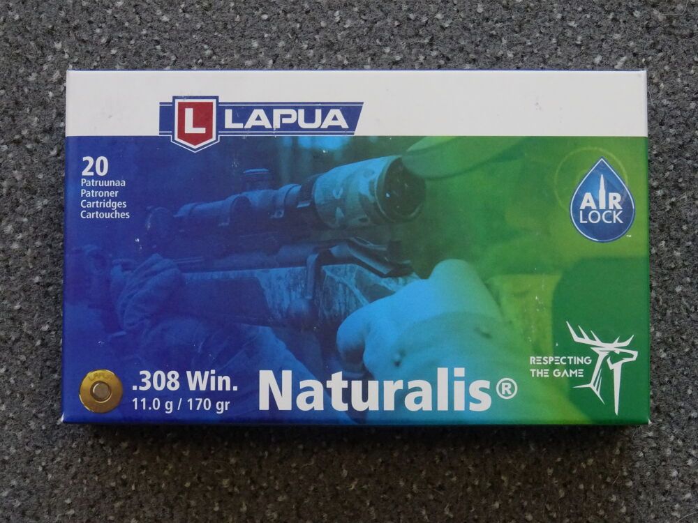 LAPUA .308 Win. NATURALIS 11,0g