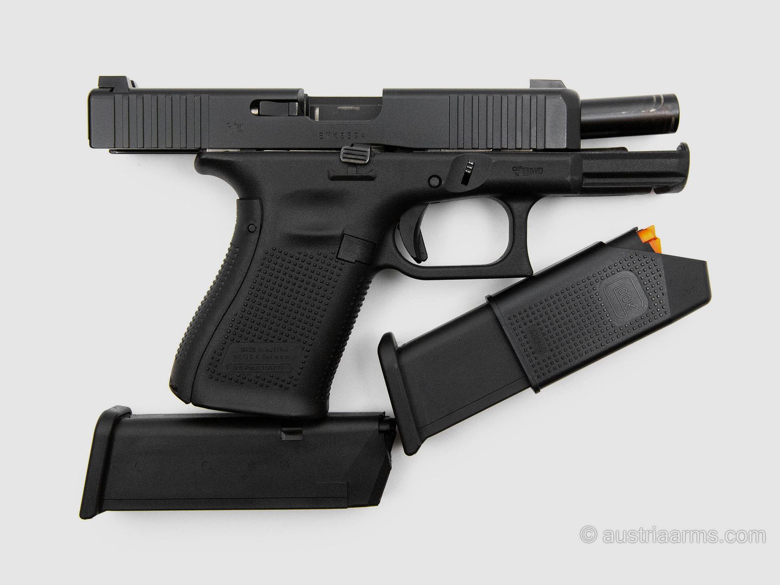 Glock 19 Gen 5 inkl. Tritium Visier, neuwertige Gebrauchtwaffe, 9×19 mm, Bild 2 von 5