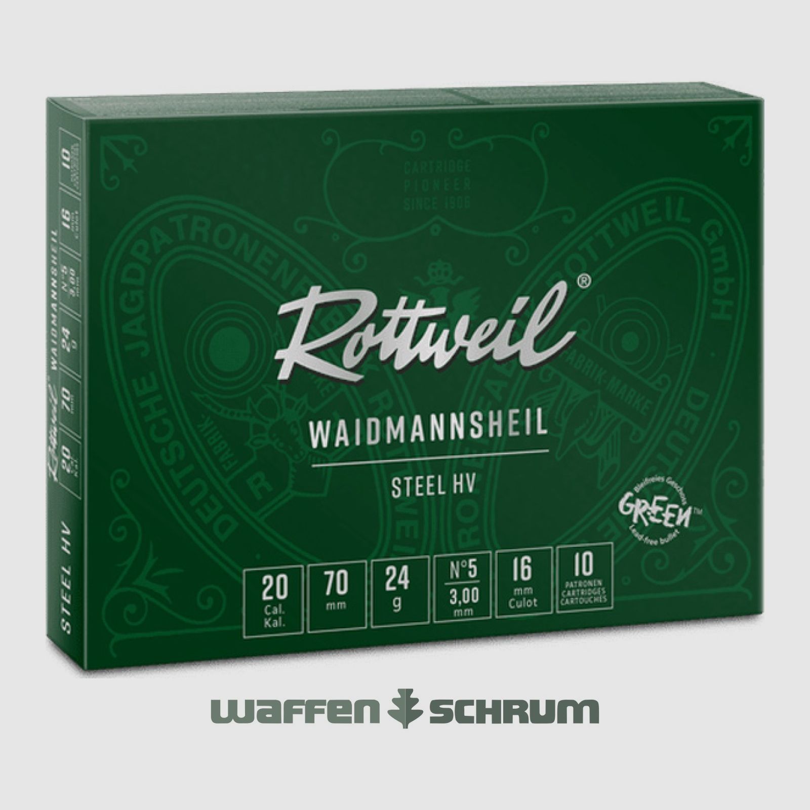 Rottweil Waidmannsheil Steel HV 20/70 3,0mm - 24g