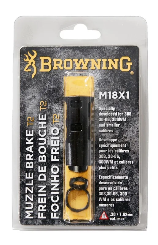 Browning FRENOS DE BOCA T2 THR M18X1 BLACK, imagen 2 de 3
