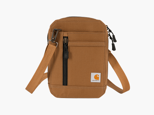 Carhartt Nylon Duck Crossbody Wallet Hommes Carhartt Marron