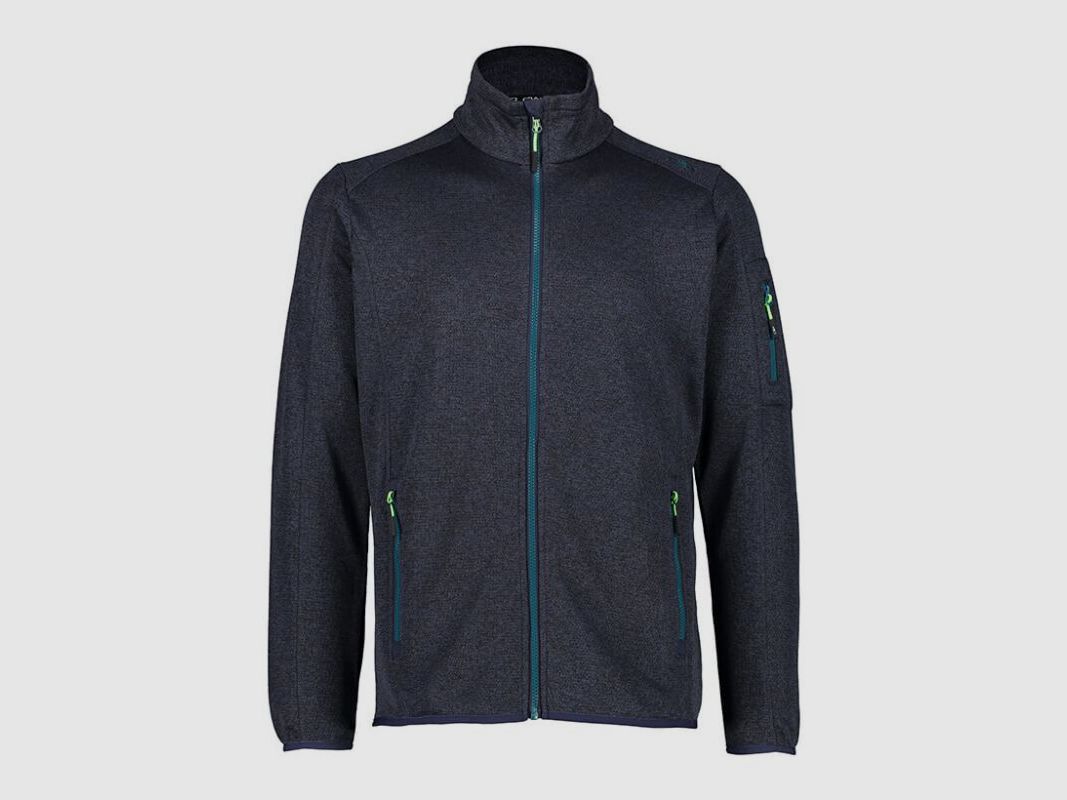 CMP Herren Jacke Knit-Tech-Fleece mit Mesh