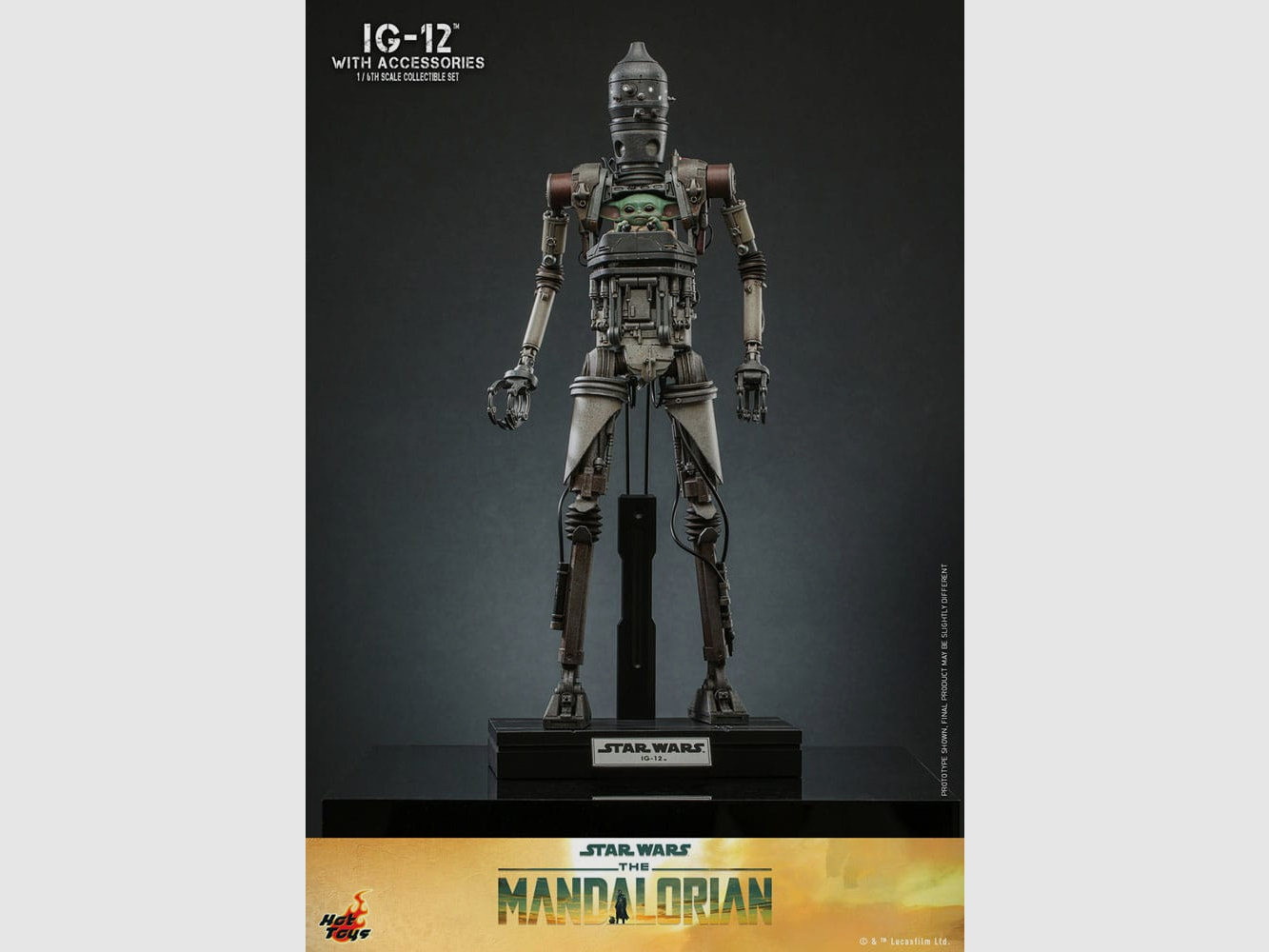 Star Wars: The Mandalorian Actionfigur 1/6 IG-12 mit Zubehör 36 cm | 43175
