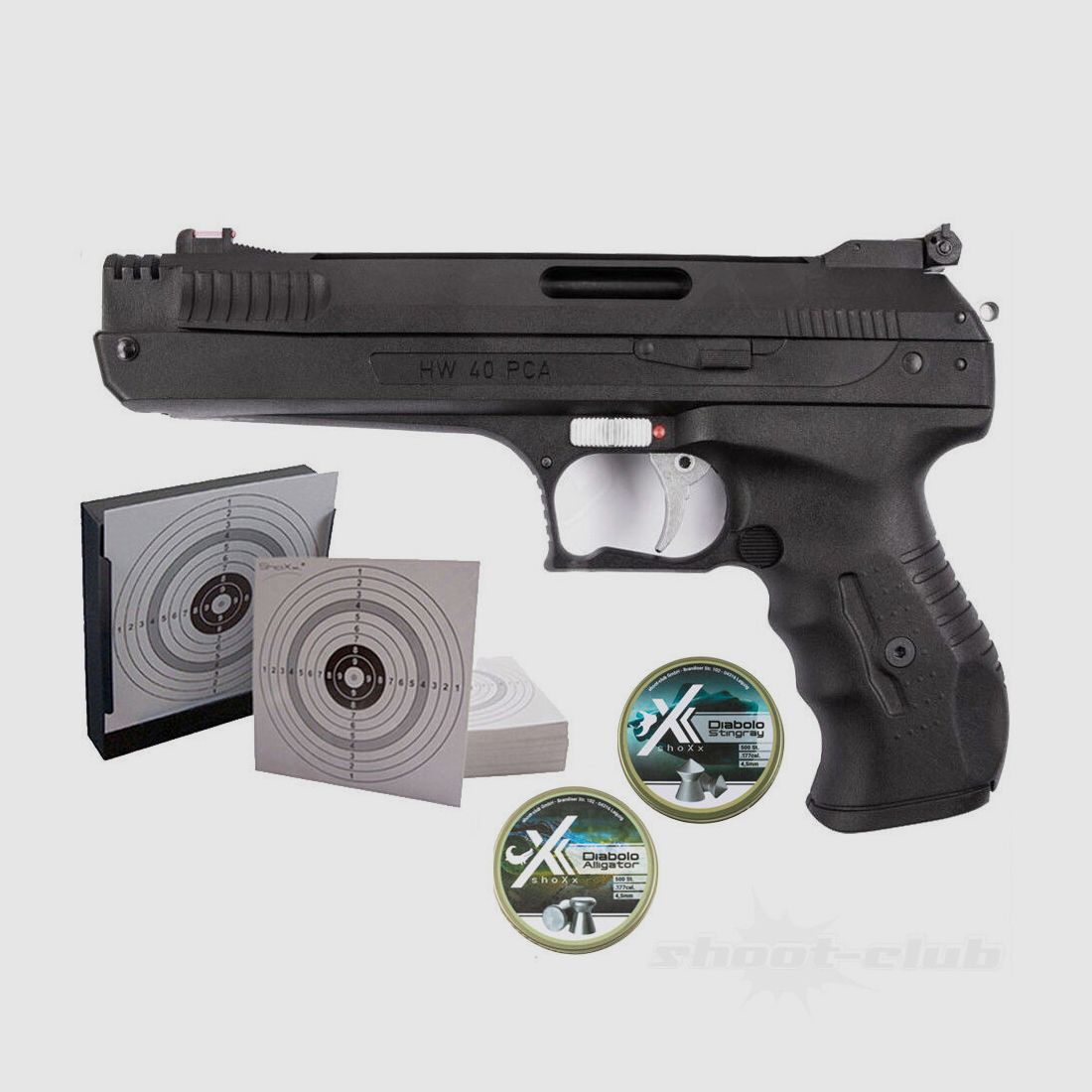 Weihrauch HW 40 PCA air pistol set 4.5mm diabolo, image 1 of 4