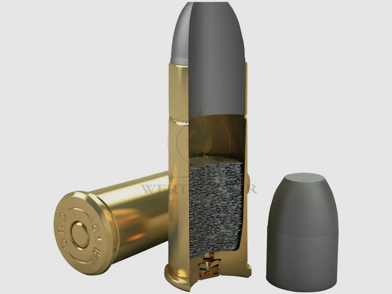 Magtech .44-40 Winchester Blei-Flachkopf 12,96g/200gr, Bild 3 von 3