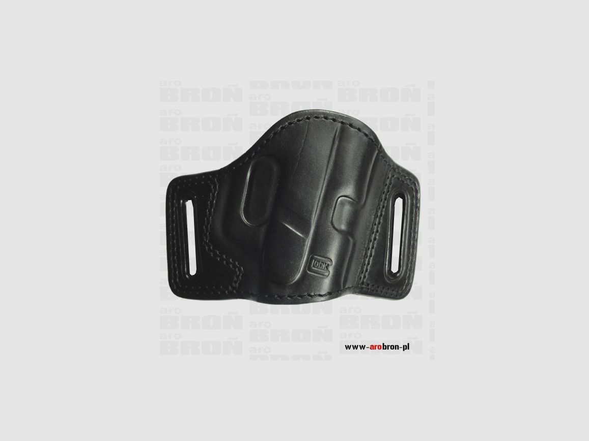 Kabura profesjonalna skórzana motyl krótki otwarty Glock 17/19, zdjęcie 3 z 4