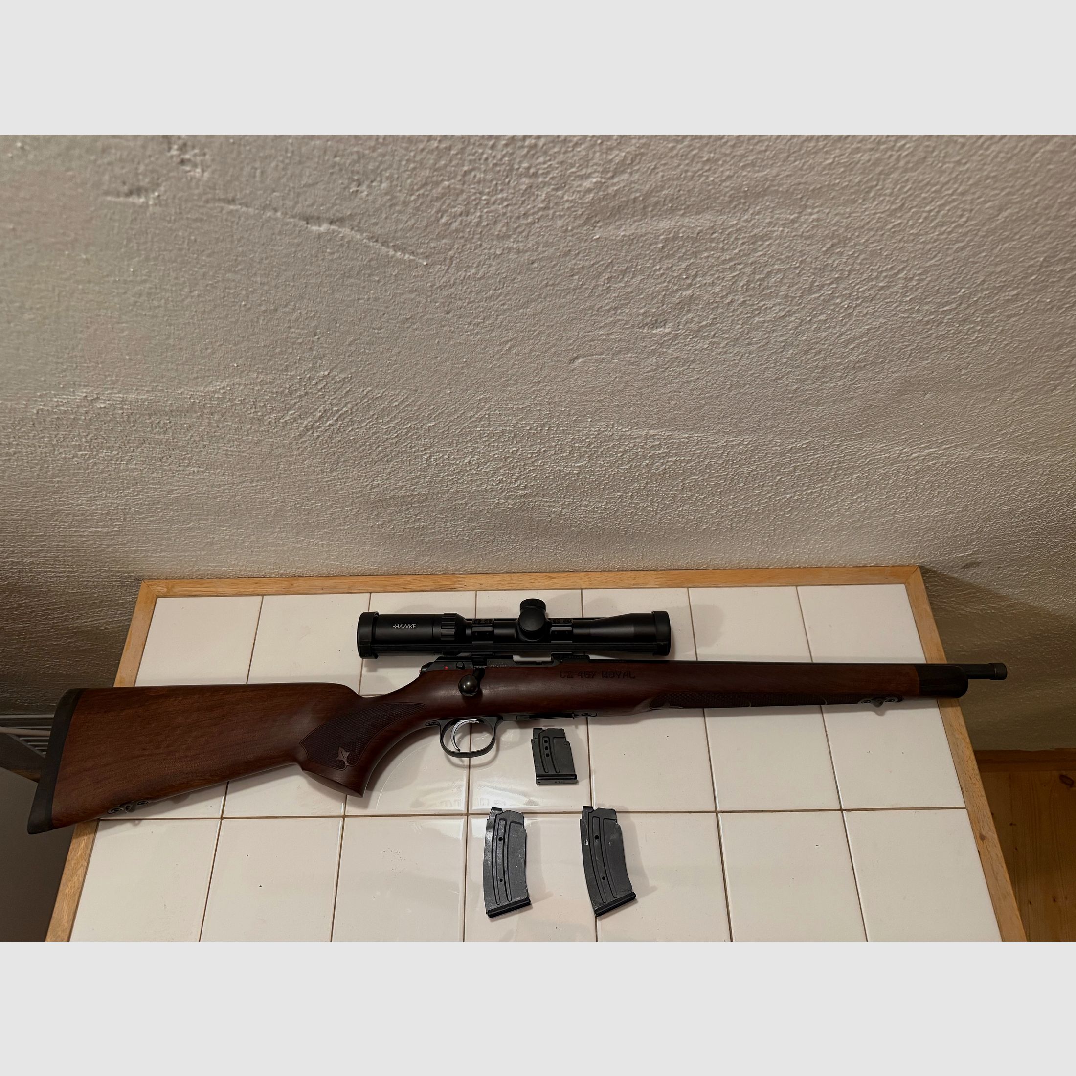CZ 457 Royal .22 lfb - con Hawke 2-7x32 e caricatori extra