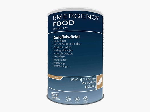TREK'N EAT COMIDA DE EMERGENCIA Cubos de Patata - 350 g