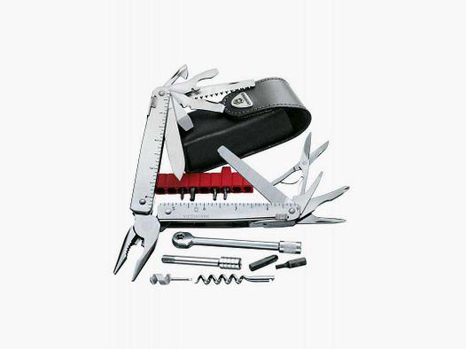 Victorinox SwissTool X Plus Ratchet, in Leder-Etui