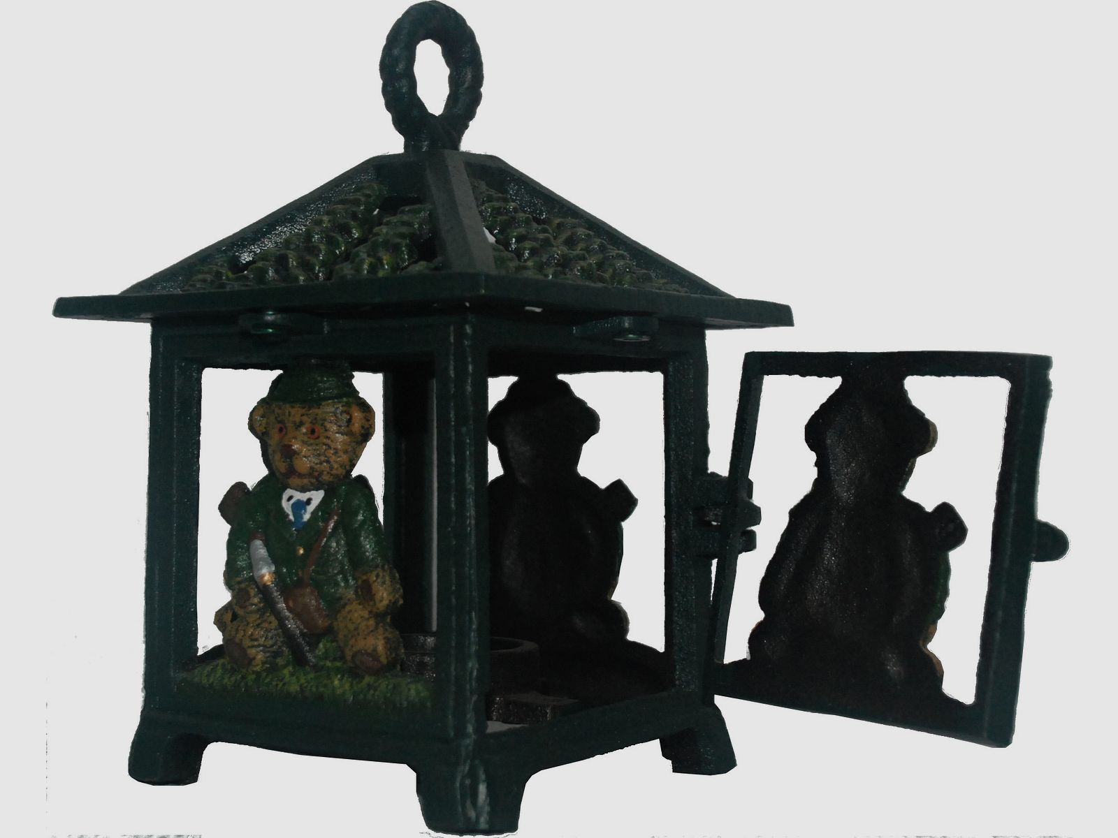 'Sir Teddy' Windlicht aus Gusseisen