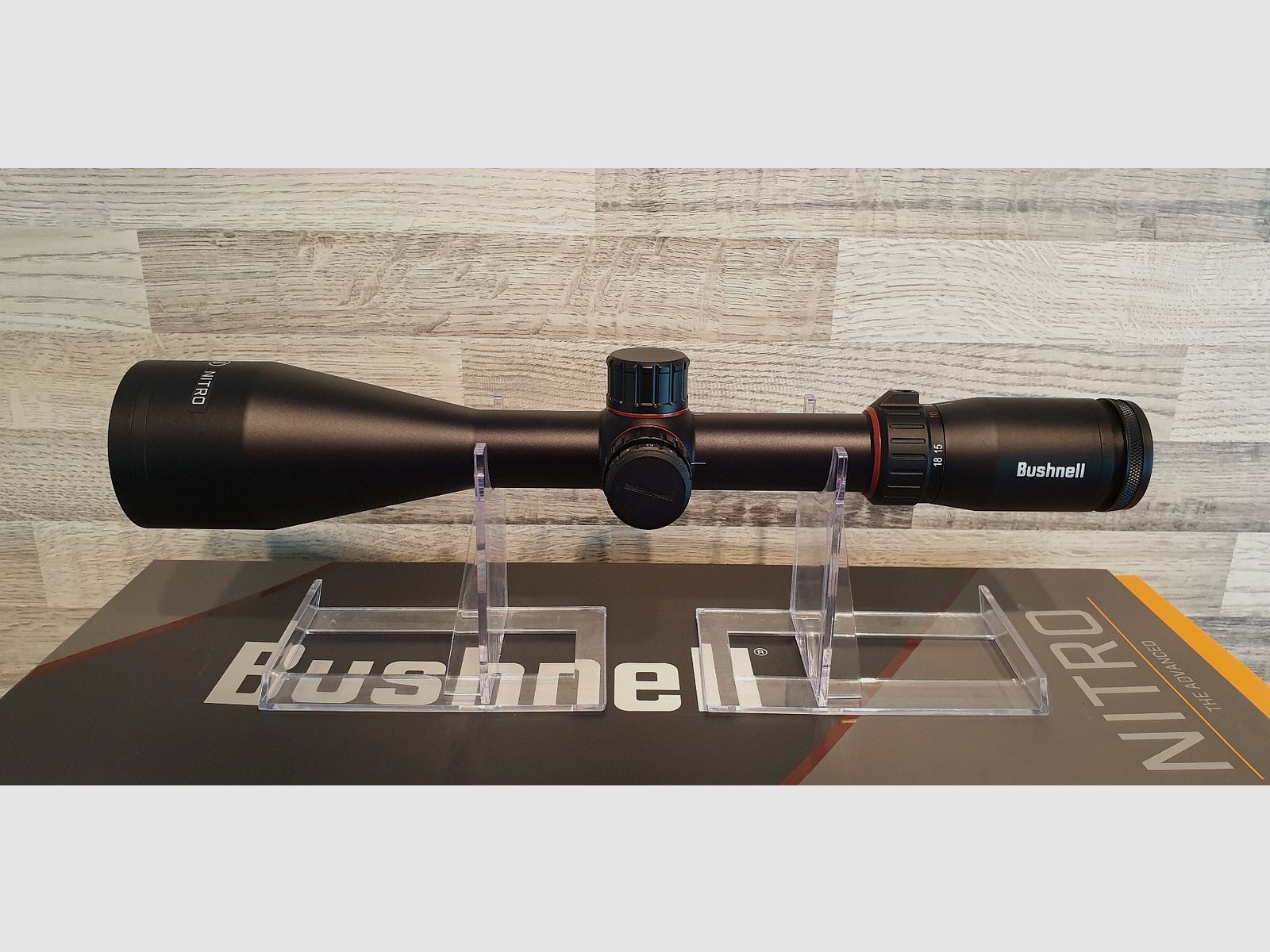 Celownik optyczny Bushnell NITRO 3-18x56 Krzyż 4LP - Nowy towar z fachowego handlu -