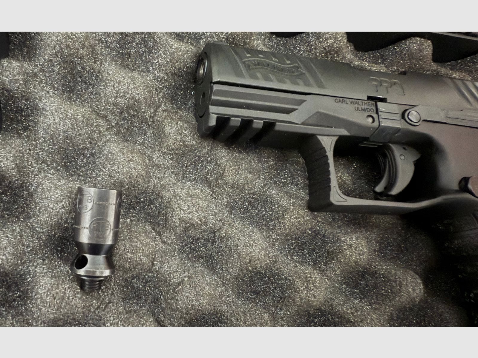 Walther PPQ blank firing