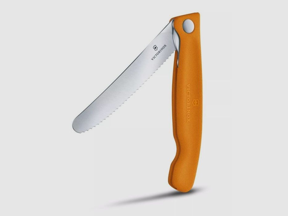VICTORINOX Picknickmesser mit Wellenschliff, orange 6.7836.F9B, Bild 2 von 4