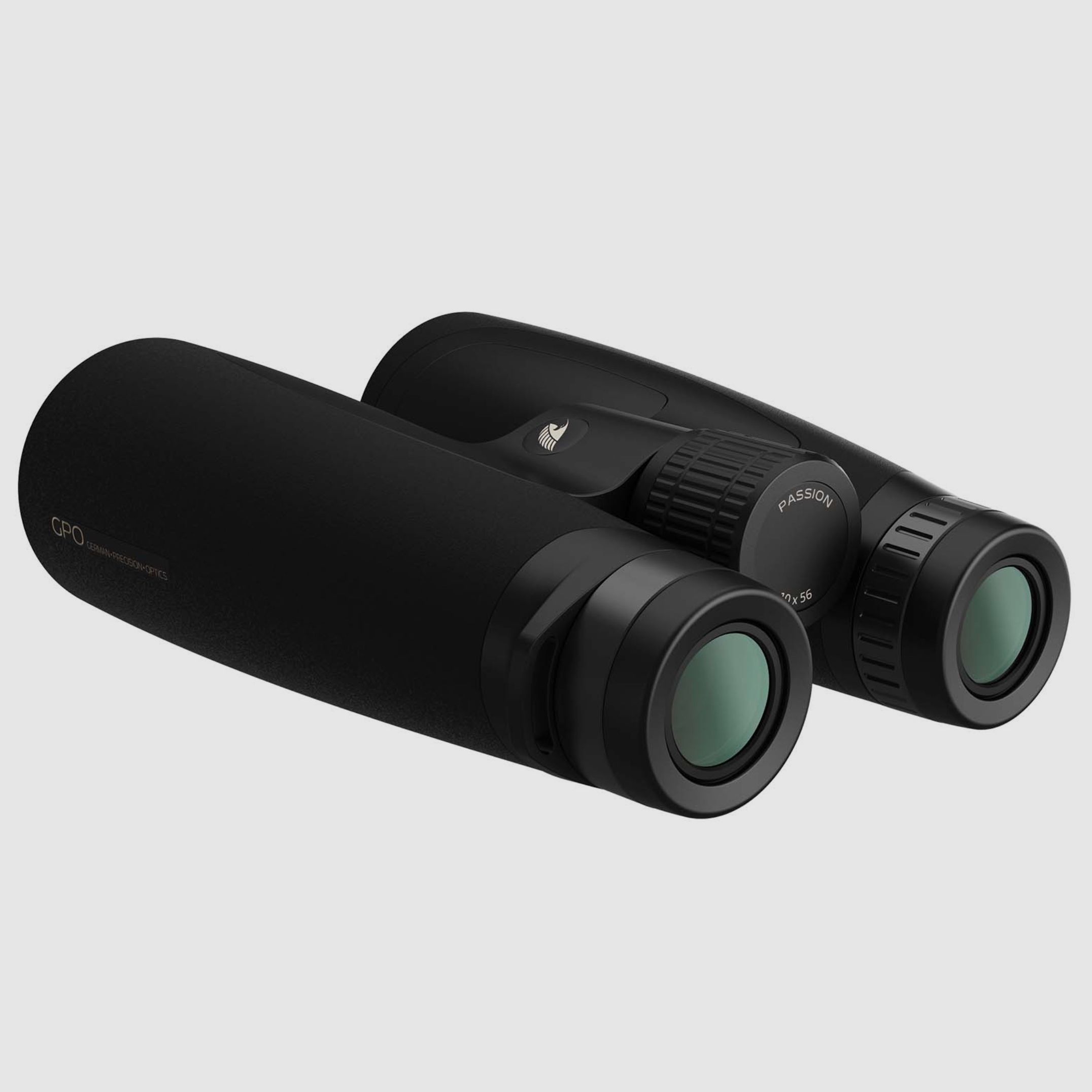 GPO B420 binoculars Passion ED 10x56 with accessories sitting binoculars