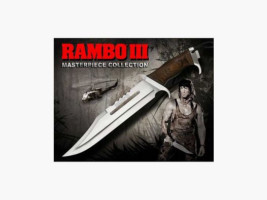 Rambo 3 Bowie First Blood Part III Messer Standard Edition Hollywood Collectibles