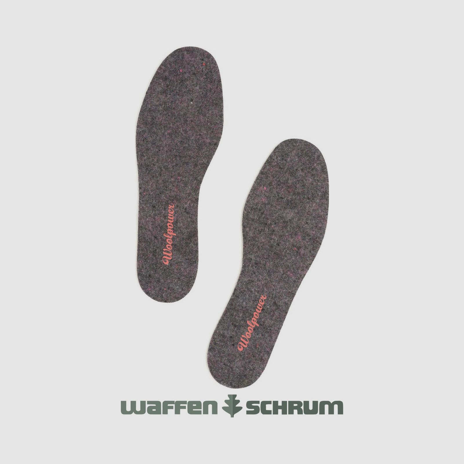 Woolpower insoles Felt recycle grey