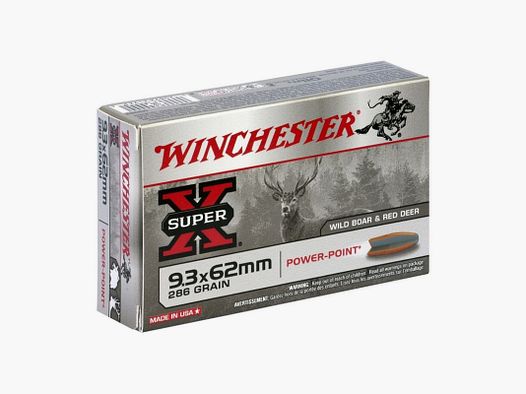 WINCHESTER CARTOUCHES 9,3 X 62 GR 286