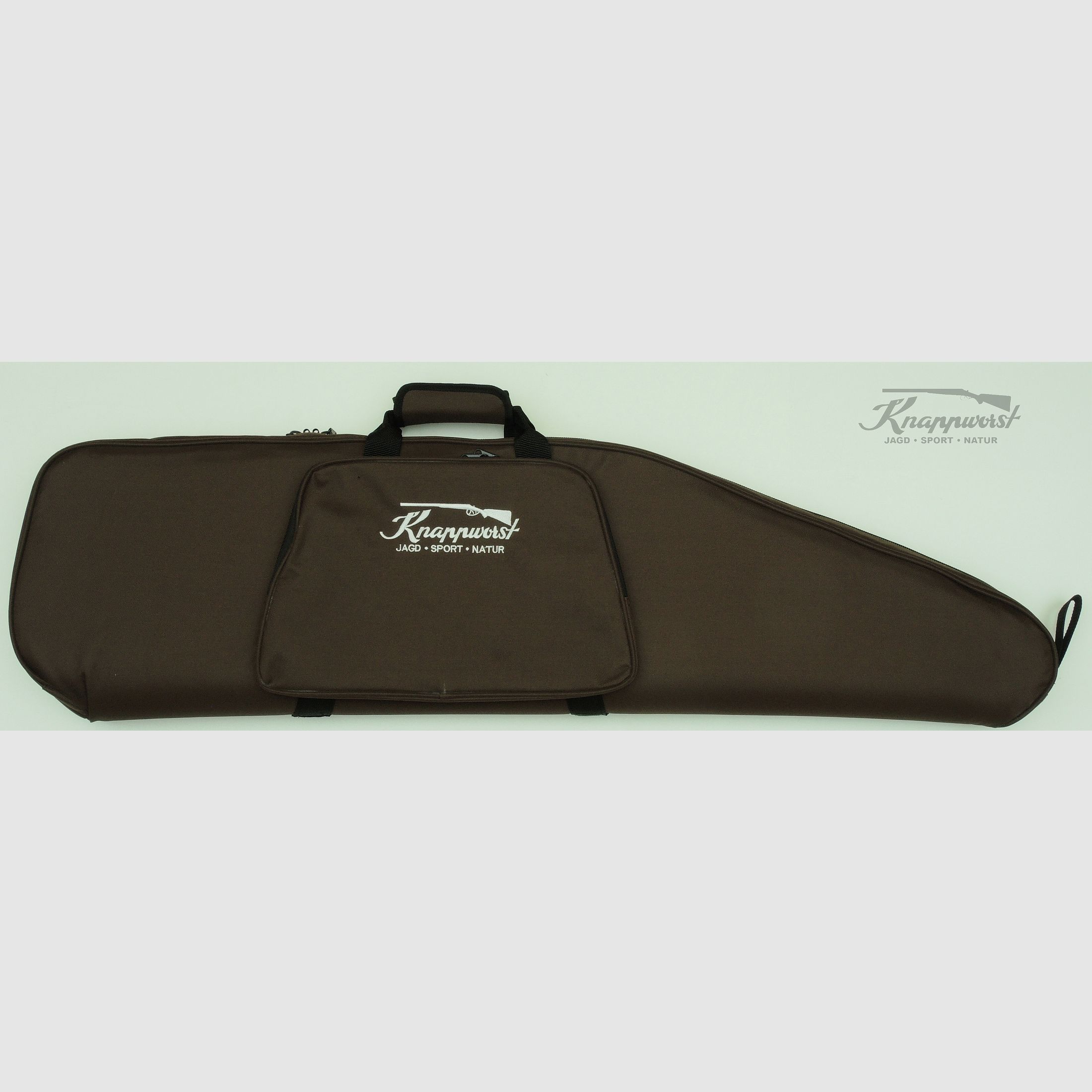 Knappworst Gewehrfutteral Braun, mit Tasche 110cm