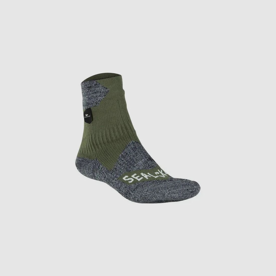 SealSkinz Sealskinz Socken Bircham - Schwarz Grau / 36-38