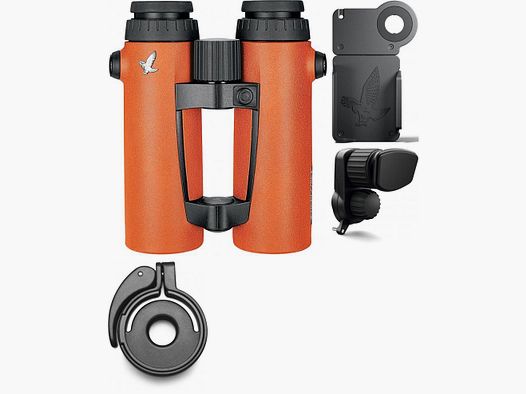 SWAROVSKI OPTIK Swarovski EL Range 10x42 TA Orange with FRR 42 Basic Package Sitting Hunting