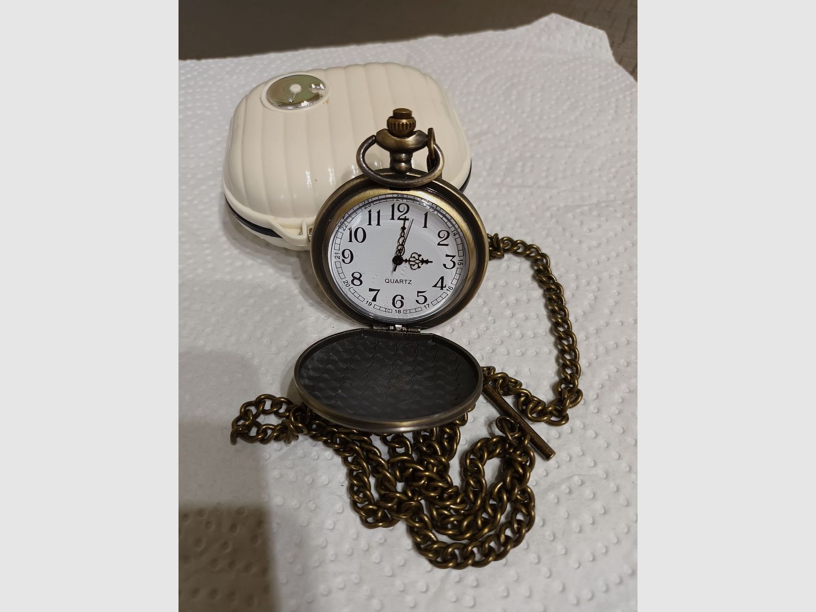 Nieuwe zakhorloge met jachtmotief