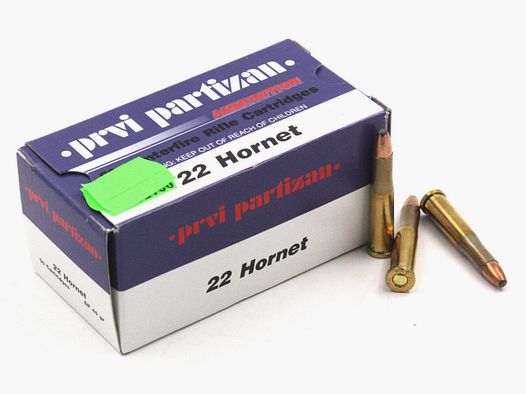 Prvi Partizan, 22 Hornet, SP, 45 gr., 50 Stk.