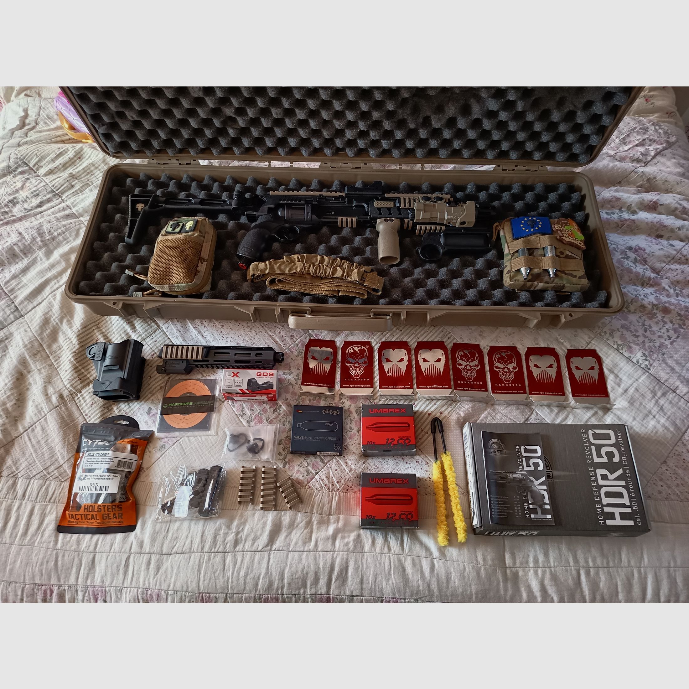 Umarex HDR 50 Revolver mit viel Zubehör, wie neu....