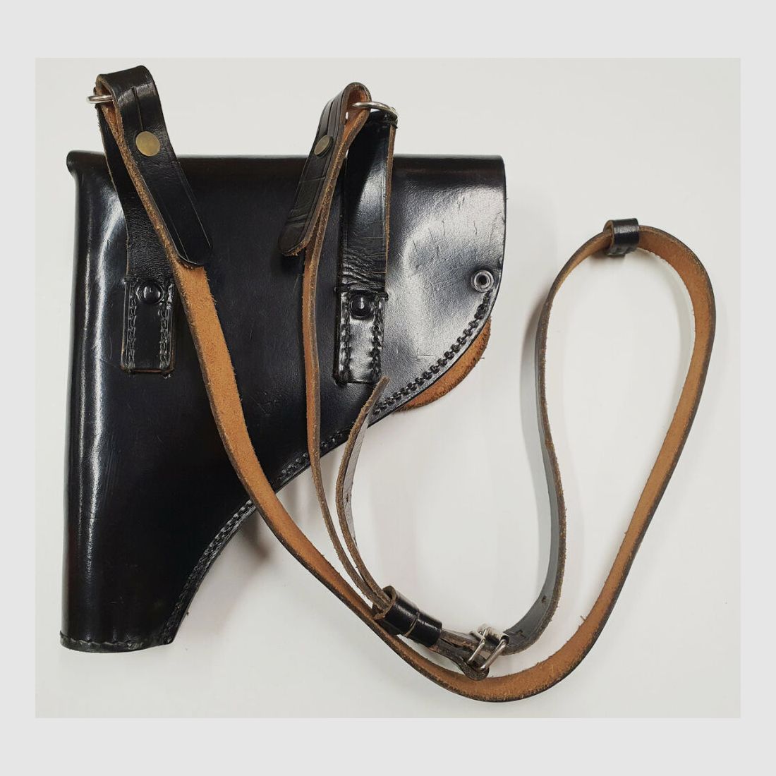 GEBR. DEWALD OHG HK P2 Borsa per pistola segnaletica SigPi P2A2 con tracolla, immagine 4 di 9