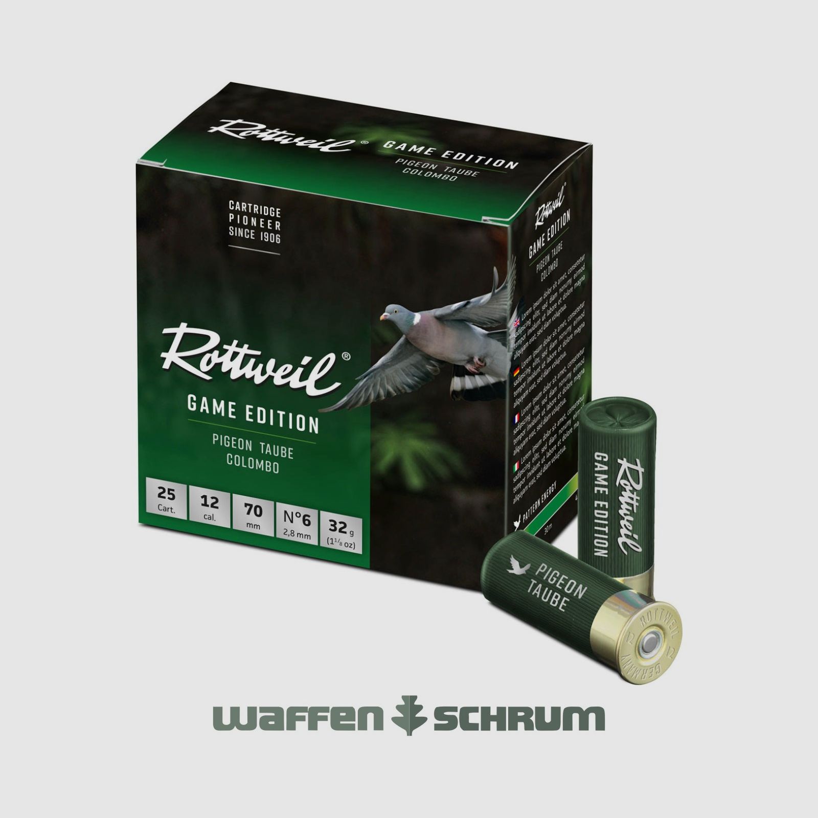 Rottweil Game Edition Taube 12/70 2,8mm - 32g