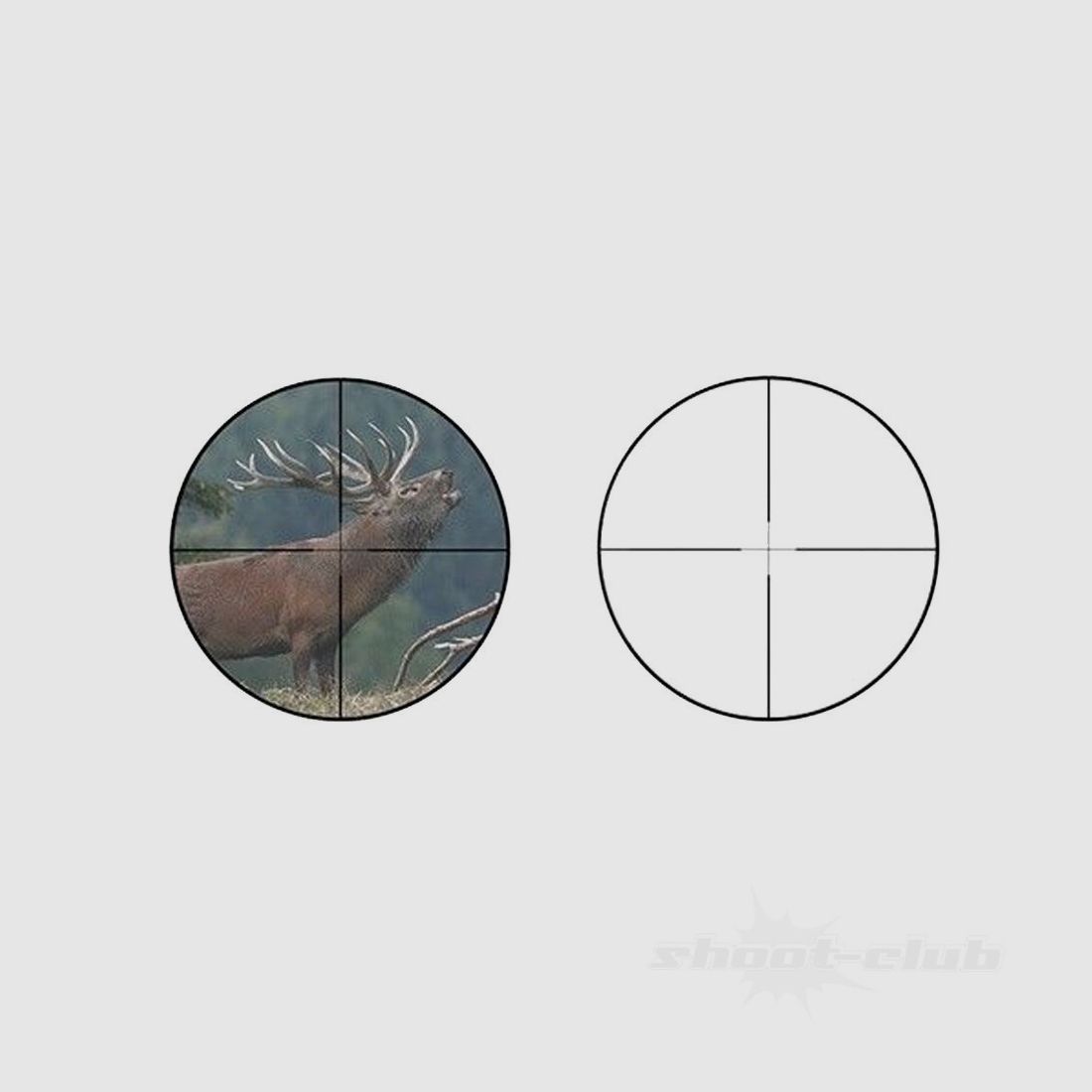 shoXx Zielfernrohr LG-Target Serie 4x32 / 11mm / +2 Montageringe