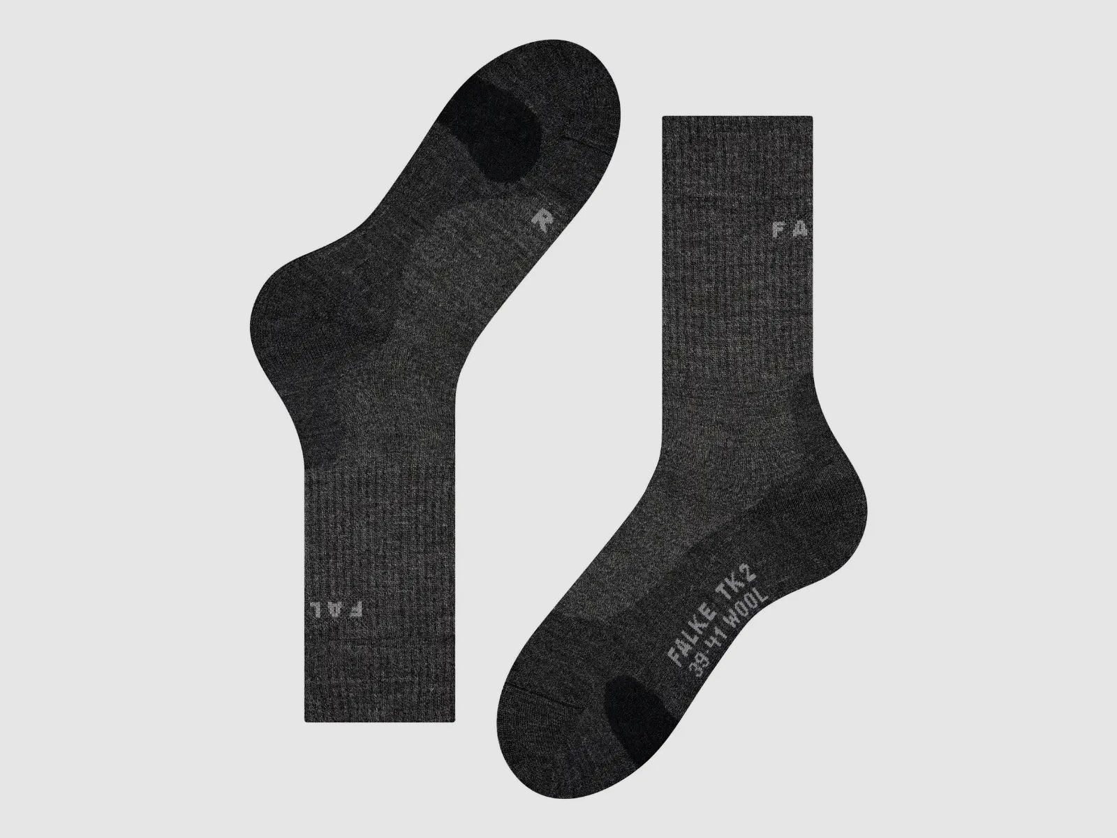 Falke Herren-Trekkingsocken TK2 Explore Wool (Smog)