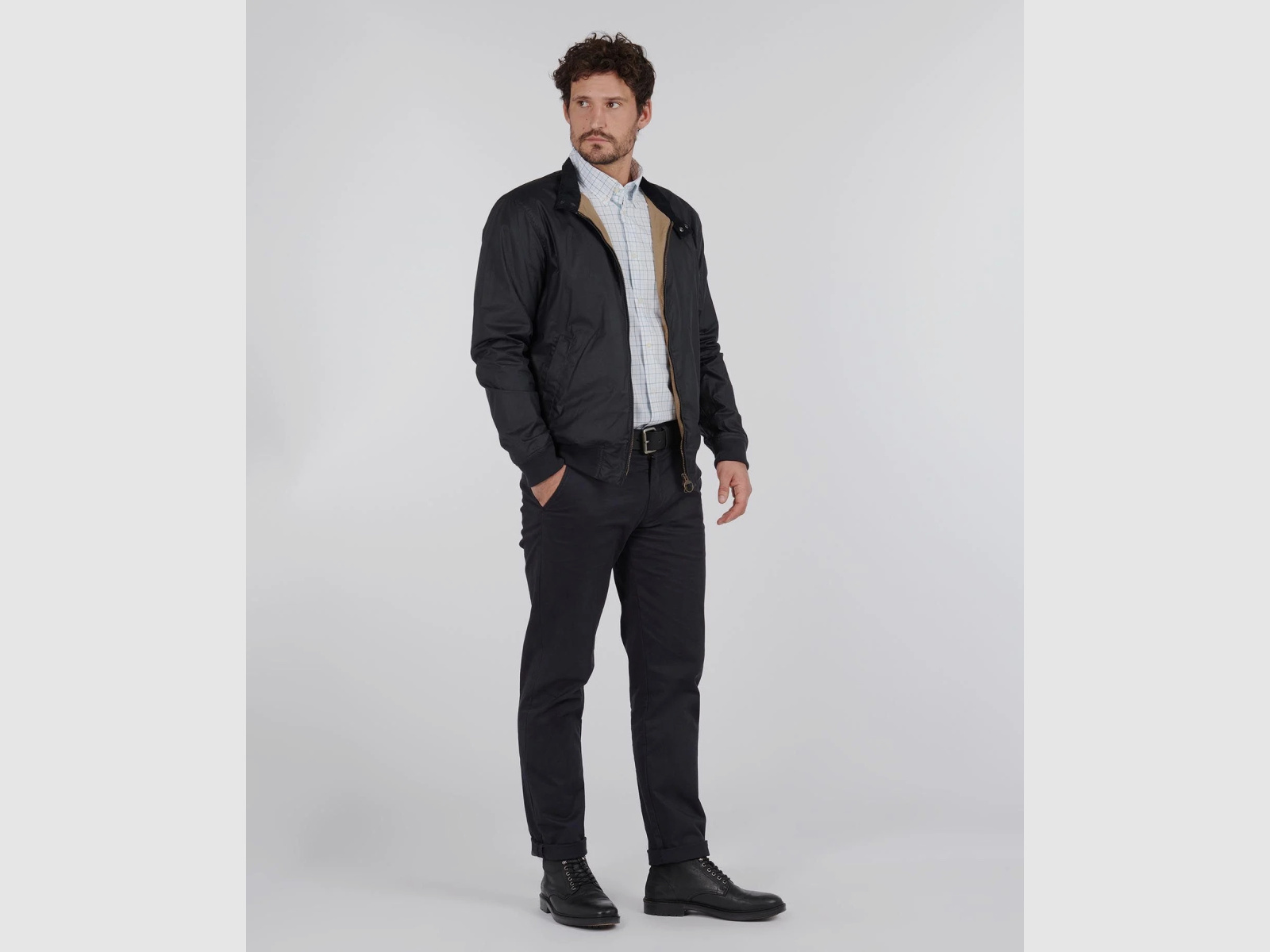 BARBOUR Wachsjacke Royston Lightweight Royal Navy