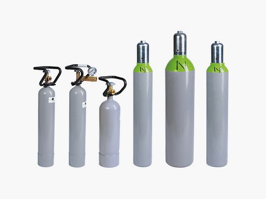 Persluchtfles 5 liter 5/8" interne schroefdraad 200bar