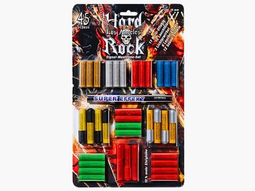 Umarex Hard Rock Los Angeles 45 pièces de munitions de signal