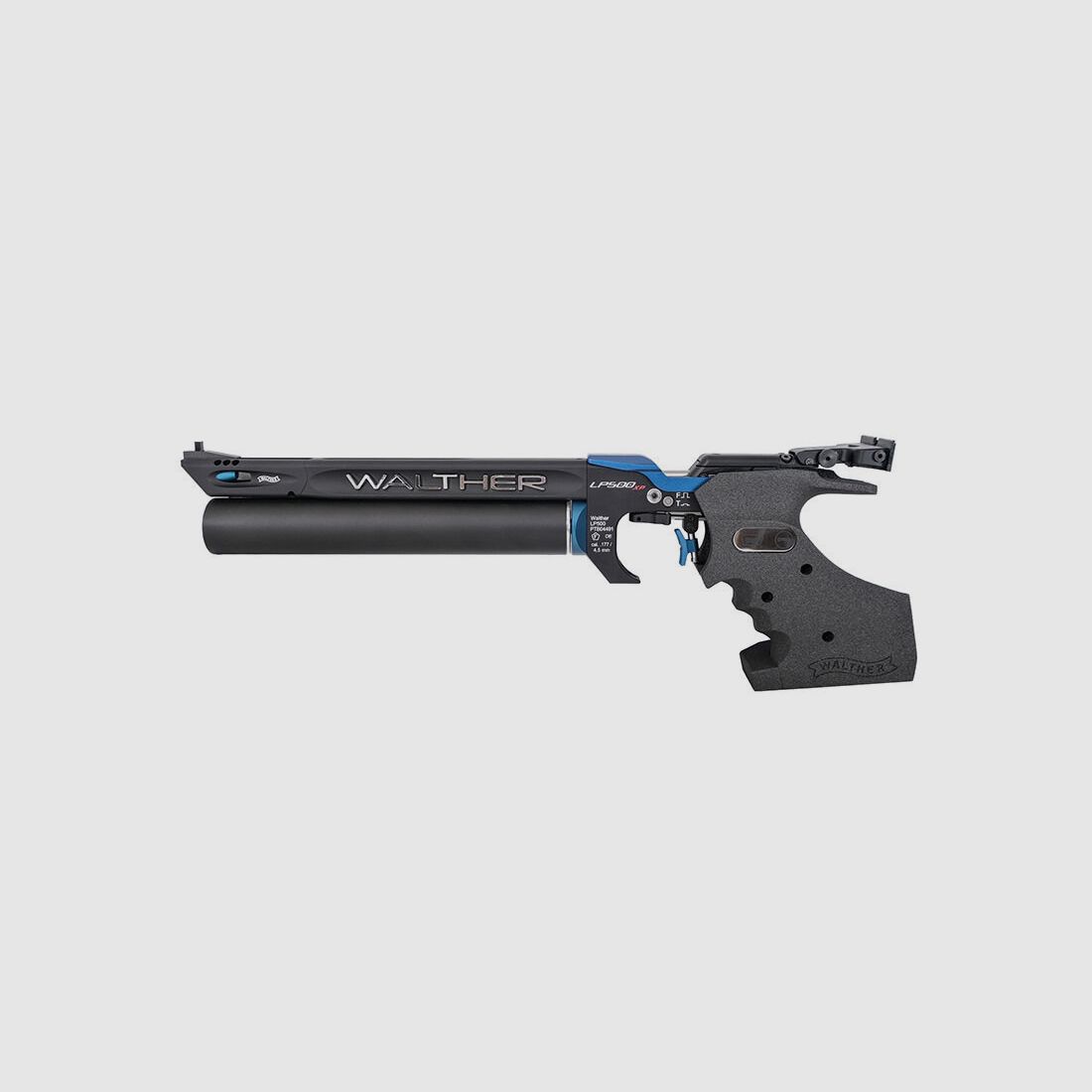 Carl-Walther LP500 XP Meister Manufaktur 5D Protouch-Griff Gr. M-L blue