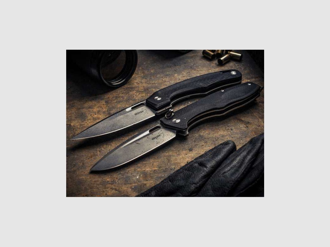 Böker Plus Caracal Folder 42 a Taschenmesser D2 Stahl G10 Griff Slipjoint