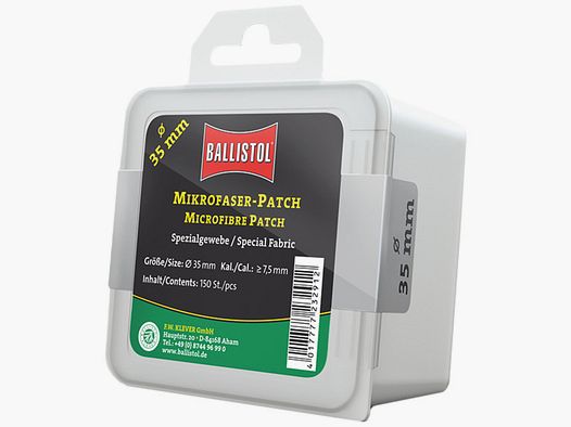 Mikrofibrowe patche Ballistol