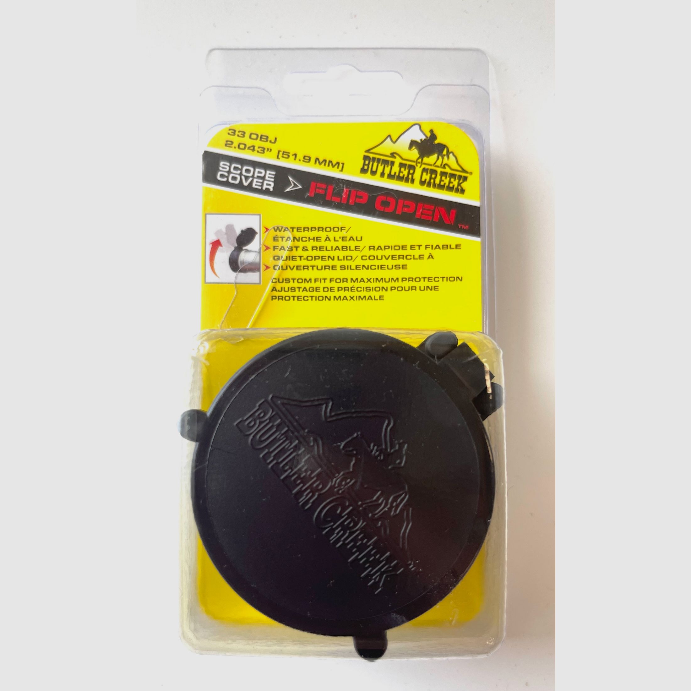 Butler Creek 30330 Flip Open Objectives Objektivdeckel 33 OBJ 51,9mm