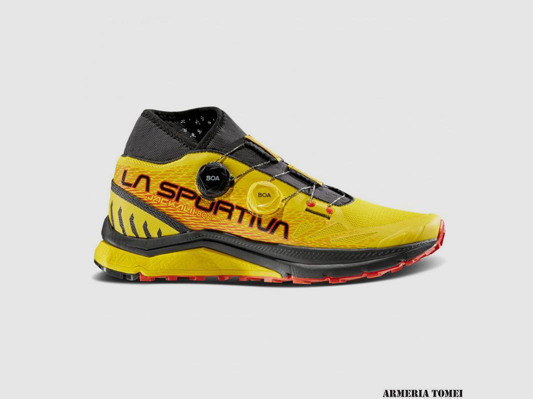 LA SPORTIVA – MEN – JACKAL II BOA Yellow / Black / Red, image 1 of 8