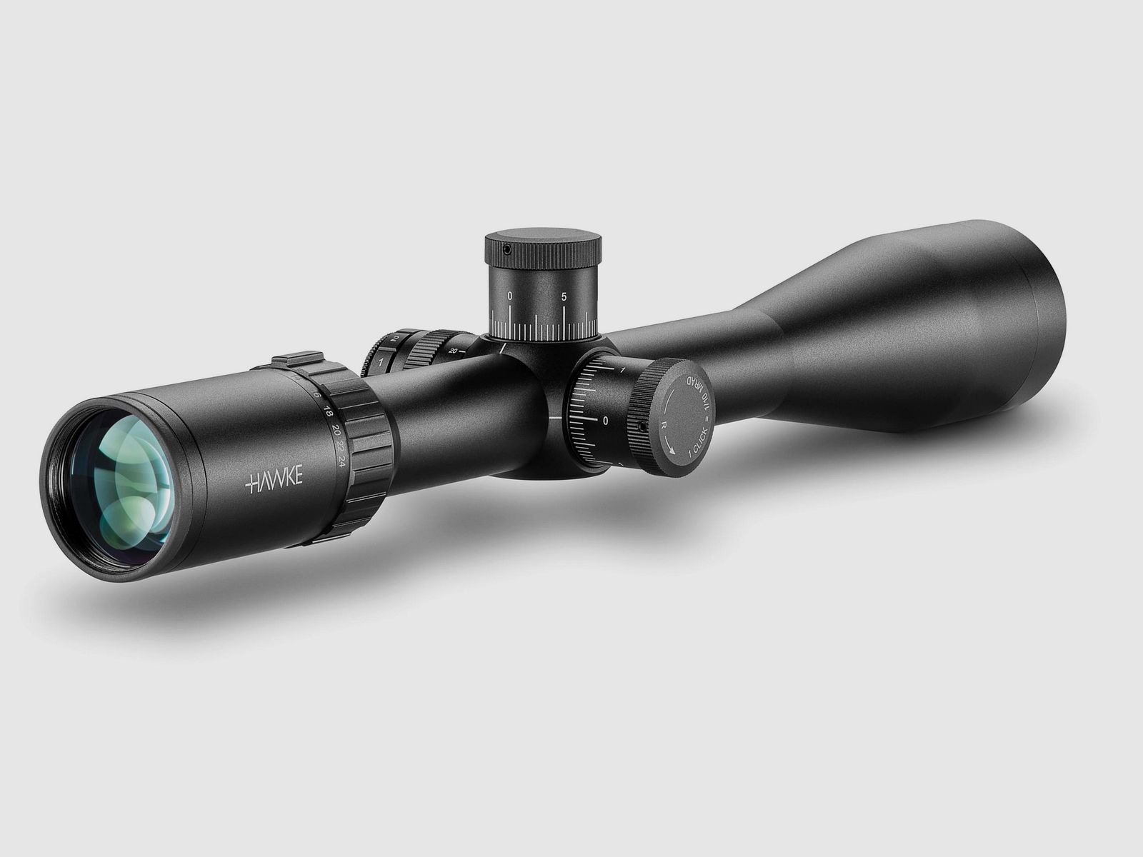 HAWKE 14297 Telescopio Vantage 30WA SF 6-24x50 Half Mil DOT Retícula iluminada MRAD