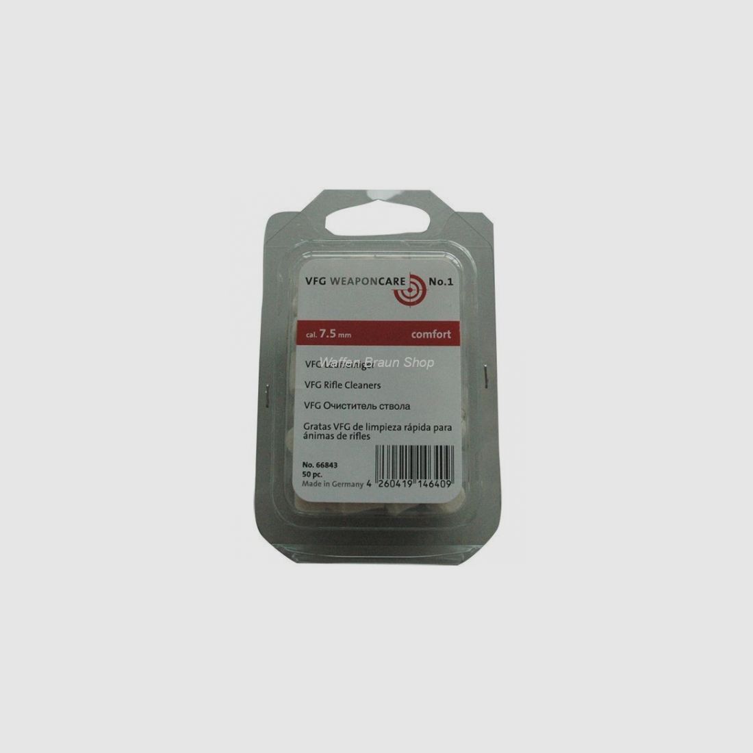 VFG running cleaner, No. 66843, 7.5 mm