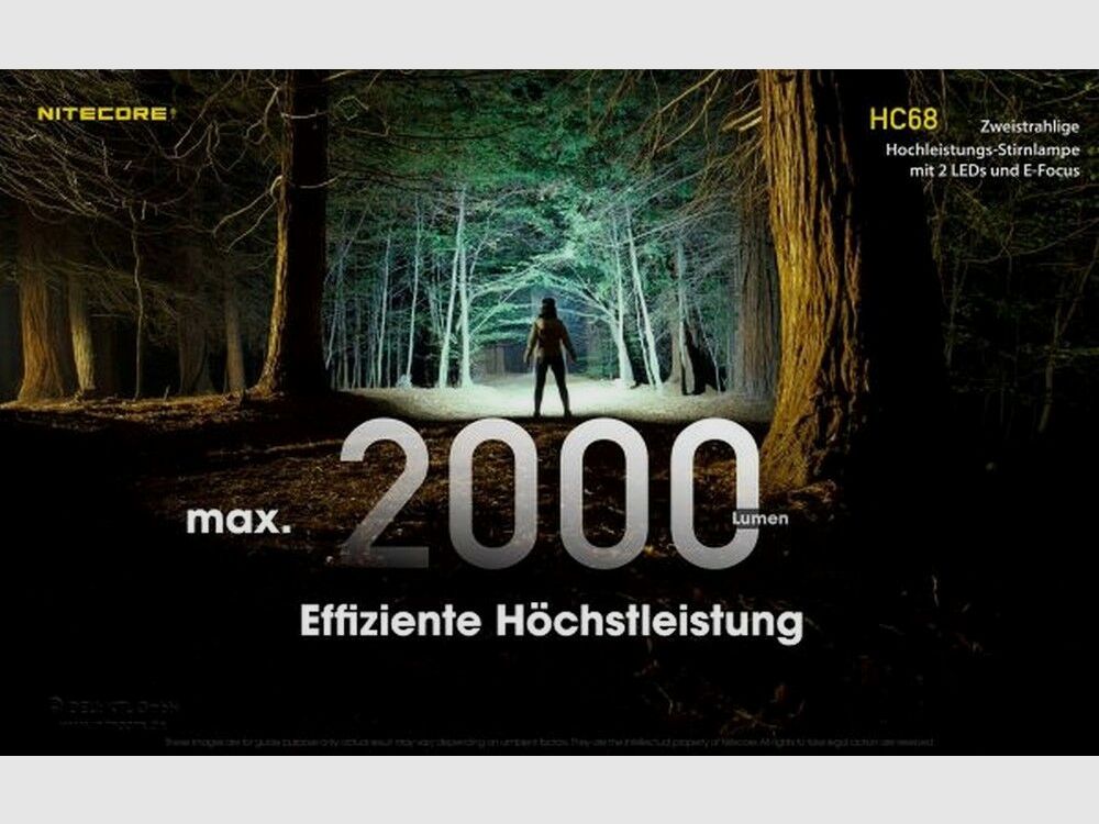 Nitecore Stirnlampe HC68