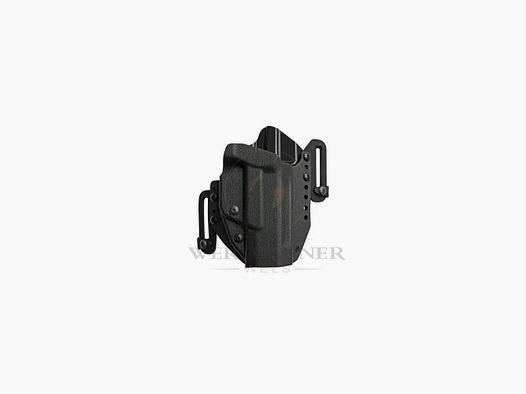 Holster Radar LTG Pro, rechts, PDP Polymer, ohne Sicherung schwarz