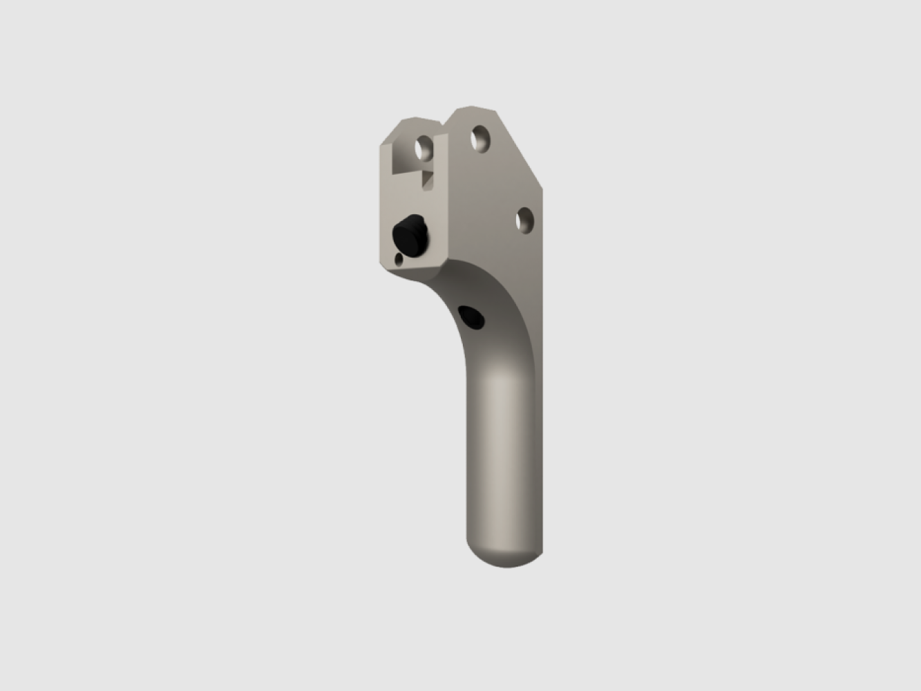 Grilletto CZ dritto argento SA Shadow 2, SP-01, TS
