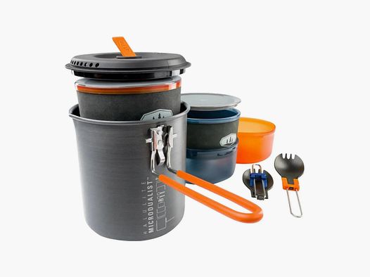 Ensemble de cuisine GSI Outdoors Halulite Microdualist II multicolore