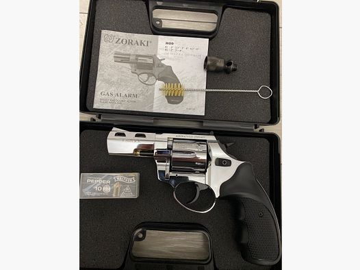 Zoraki R2 3 pollici revolver a salve 9mm R.K. - Cromo Nuovo